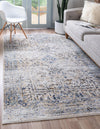 Charleston Elegance Collection Area Rug -  Folly Rectangular Cream  lifestyle 7