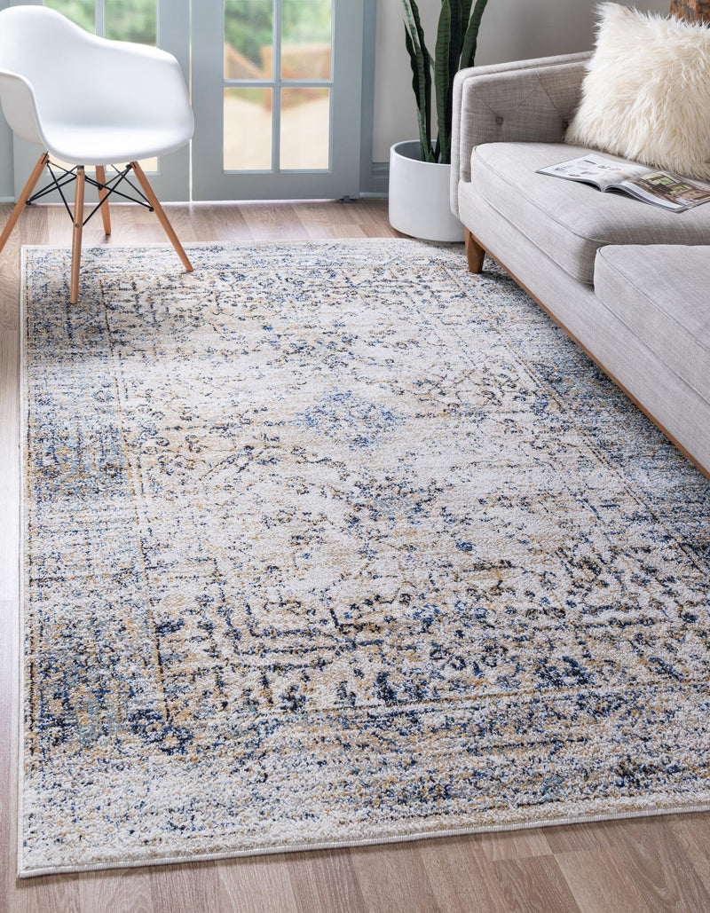 Charleston Elegance Collection Area Rug -  Folly Rectangular Cream  lifestyle 7