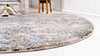 Charleston Elegance Collection Area Rug -  Folly Round Cream  lifestyle 14
