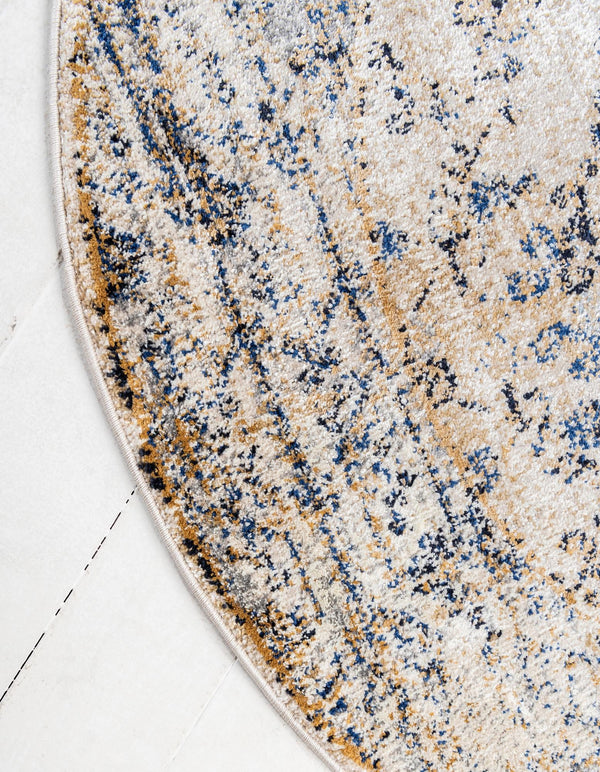 Charleston Elegance Collection Area Rug -  Folly Round Cream  lifestyle 21