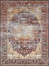 Charleston Elegance Collection Area Rug -  Summerville Rectangle Rust Red Main