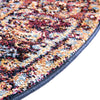 Charleston Elegance Collection Area Rug -  Summerville Round Rust Red  lifestyle 35