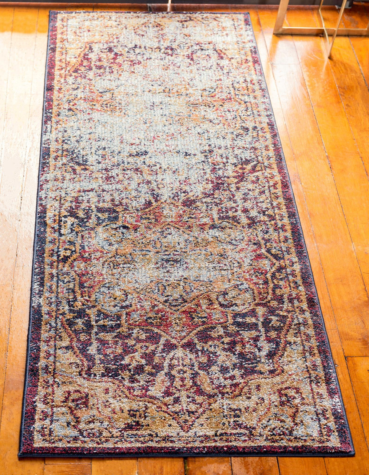 Charleston Elegance Collection Area Rug -  Summerville Runner Rust Red  lifestyle 7