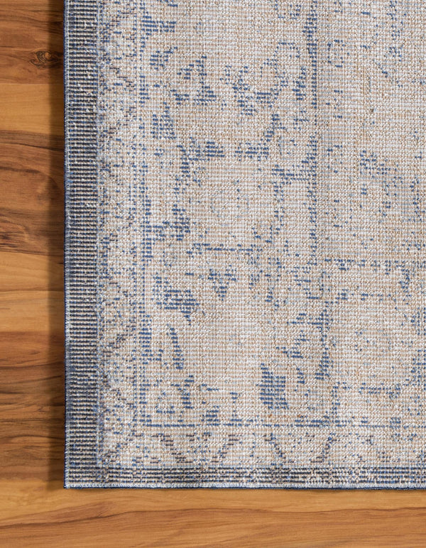 Charleston Elegance Collection Area Rug -  Summerville Rectangular Blue  lifestyle 46