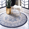 Charleston Elegance Collection Area Rug -  Summerville Round Blue  lifestyle 9