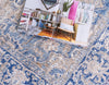 Charleston Elegance Collection Area Rug -  Summerville Round Blue  lifestyle 28
