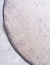Charleston Elegance Collection Area Rug -  Summerville Round Blue  lifestyle 47