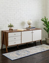 Charleston Elegance Collection Area Rug -  Summerville Runner Blue  lifestyle 16