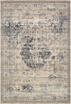 Coastal Manor Collection Area Rug -  Dunes Rectangle Dark Blue Main