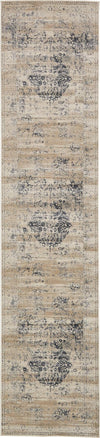 Coastal Manor Collection Area Rug -  Dunes Runner Dark Blue  lifestyle 24