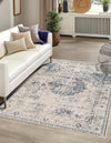 Coastal Manor Collection Area Rug -  Dunes Rectangle Dark Blue  lifestyle 2