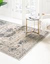 Coastal Manor Collection Area Rug -  Dunes Rectangle Dark Blue  lifestyle 8