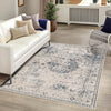 Coastal Manor Collection Area Rug -  Dunes Rectangle Dark Blue  lifestyle 22
