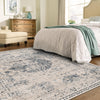 Coastal Manor Collection Area Rug -  Dunes Rectangle Dark Blue  lifestyle 23