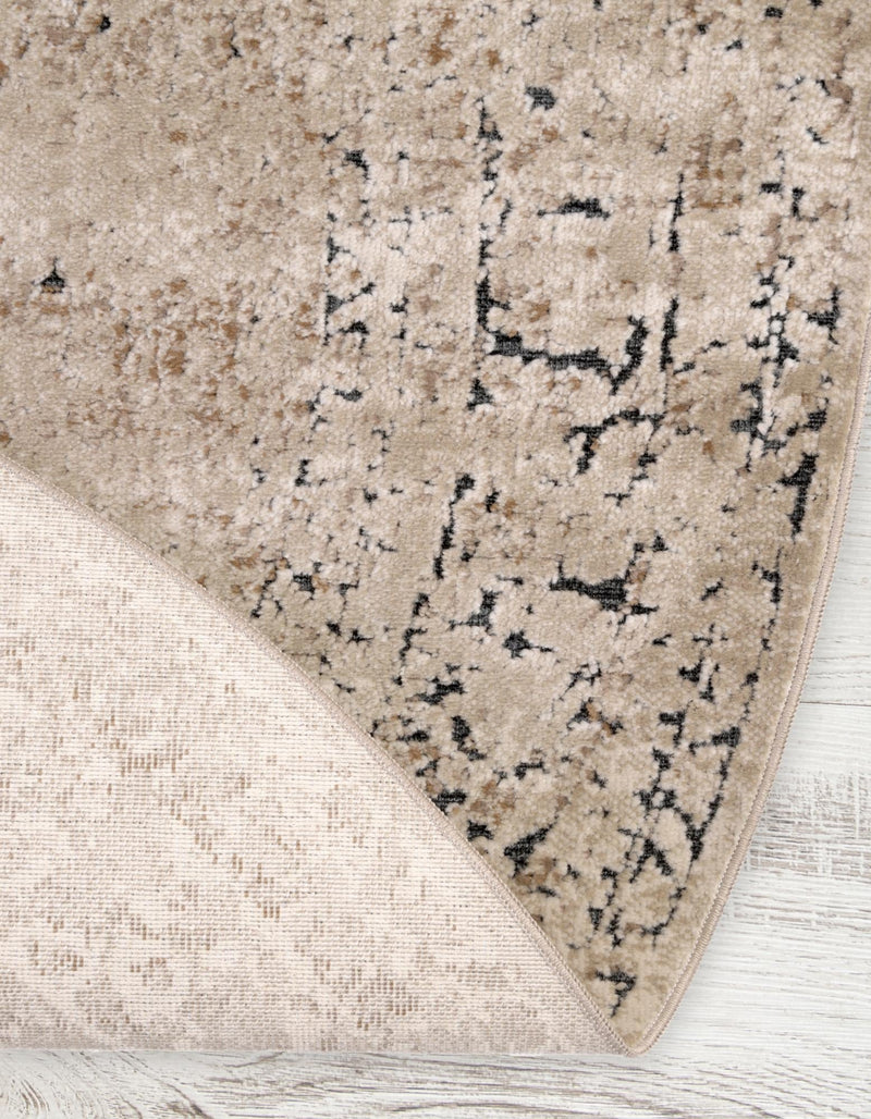 Coastal Manor Collection Area Rug -  Marina Round Beige  lifestyle 54
