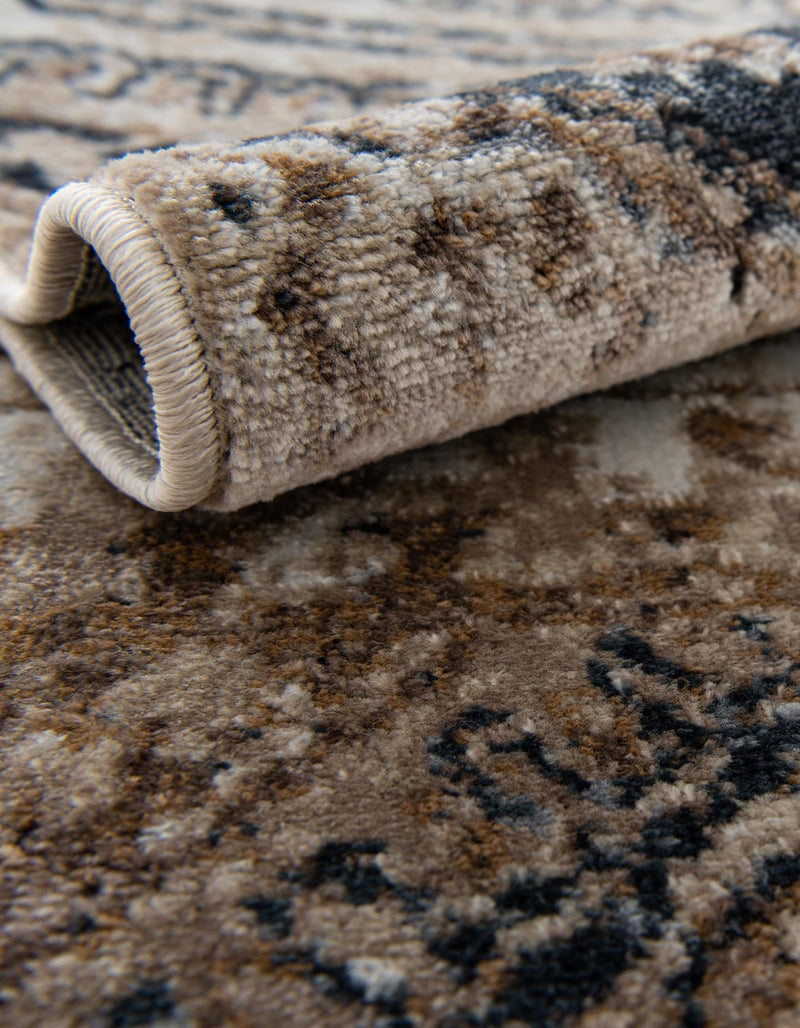 Coastal Manor Collection Area Rug -  Oceanfront Rectangle Blue Beige  lifestyle 6