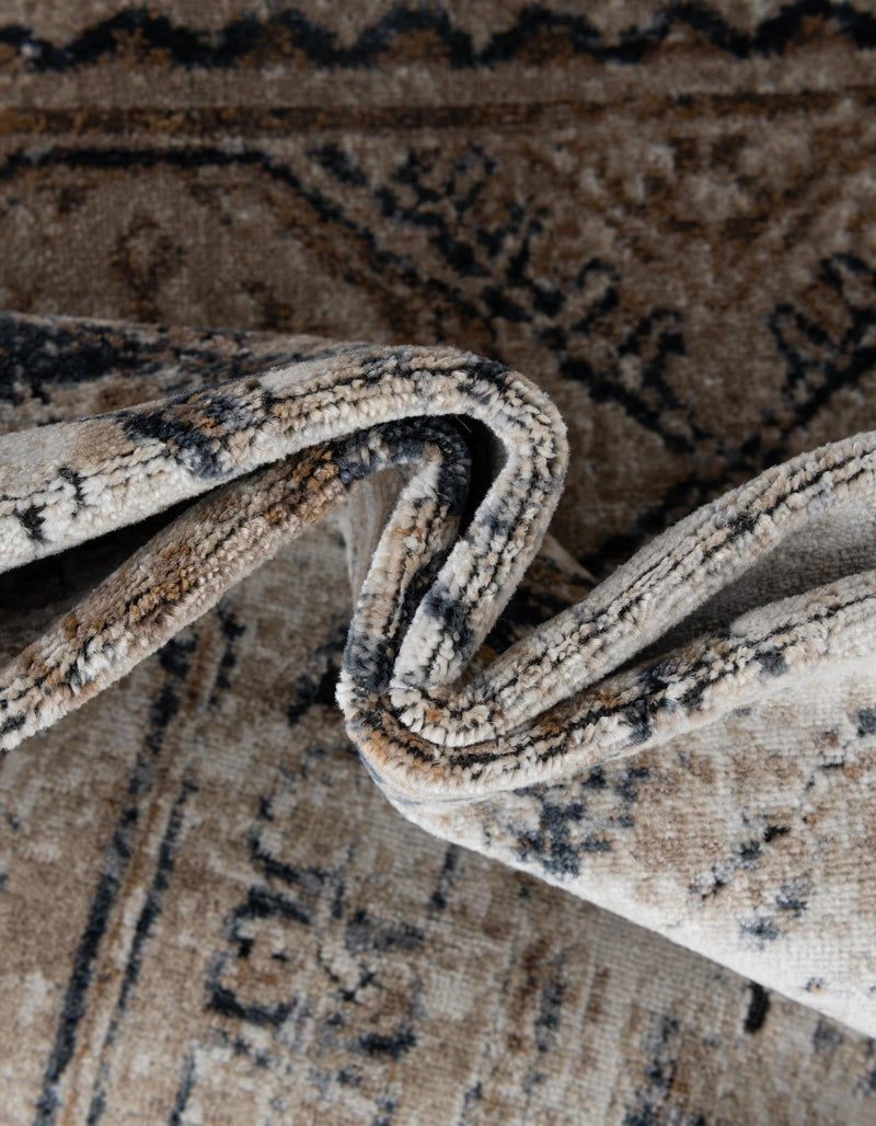 Coastal Manor Collection Area Rug -  Oceanfront Rectangle Blue Beige  lifestyle 8