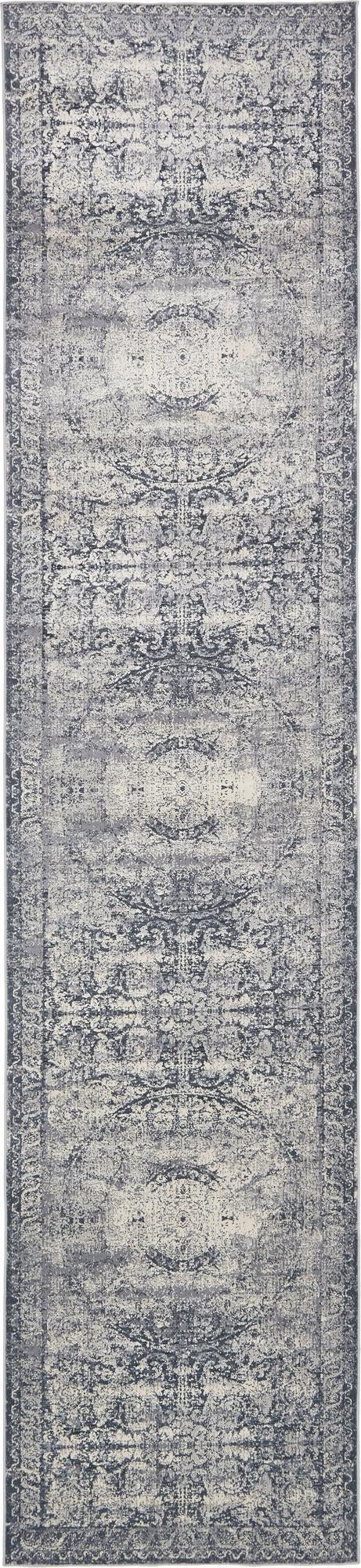 Coastal Manor Collection Area Rug -  Sailview Runner Dark Blue  lifestyle 14