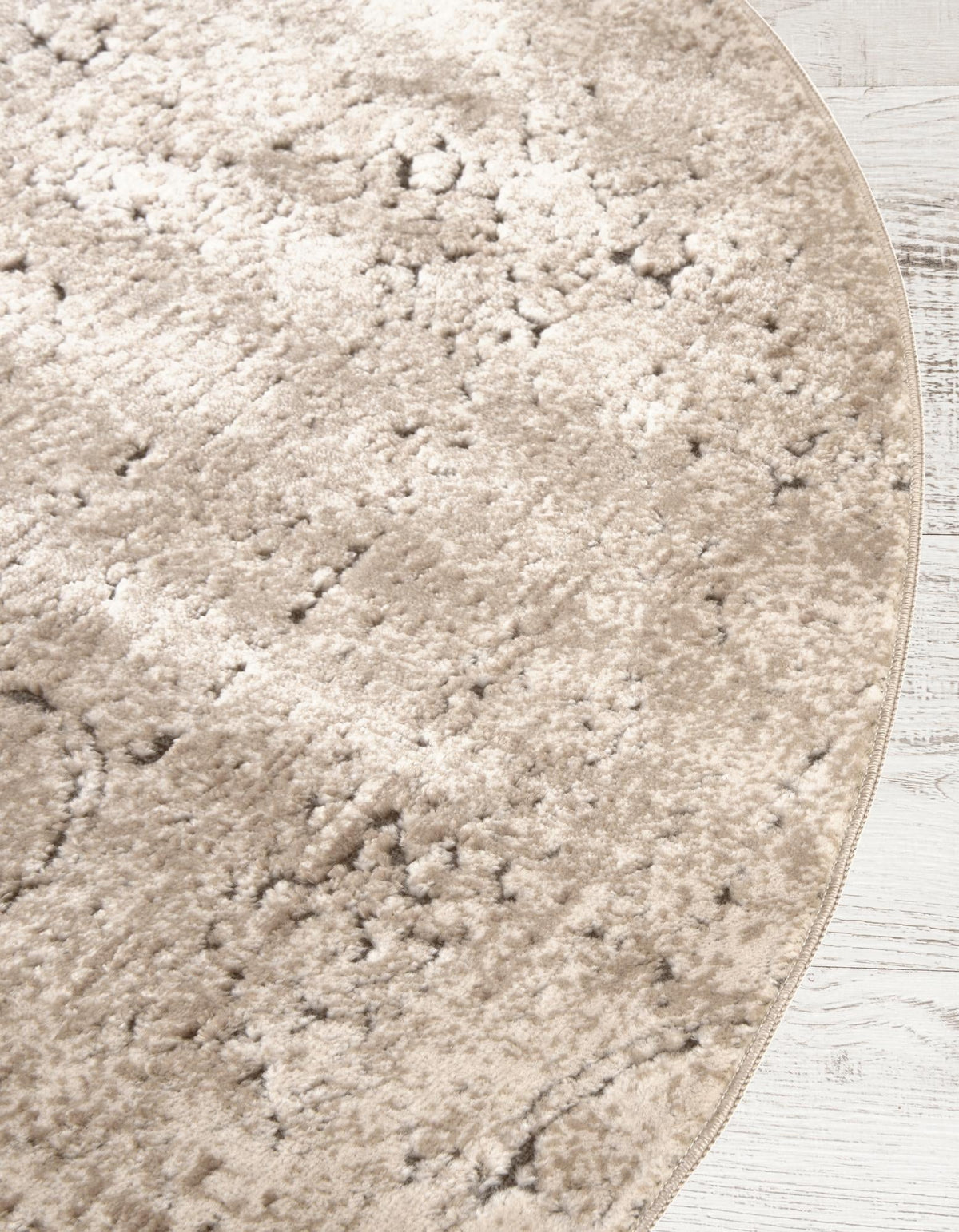 Coastal Manor Collection Area Rug -  Wavecrest Round Beige  lifestyle 54