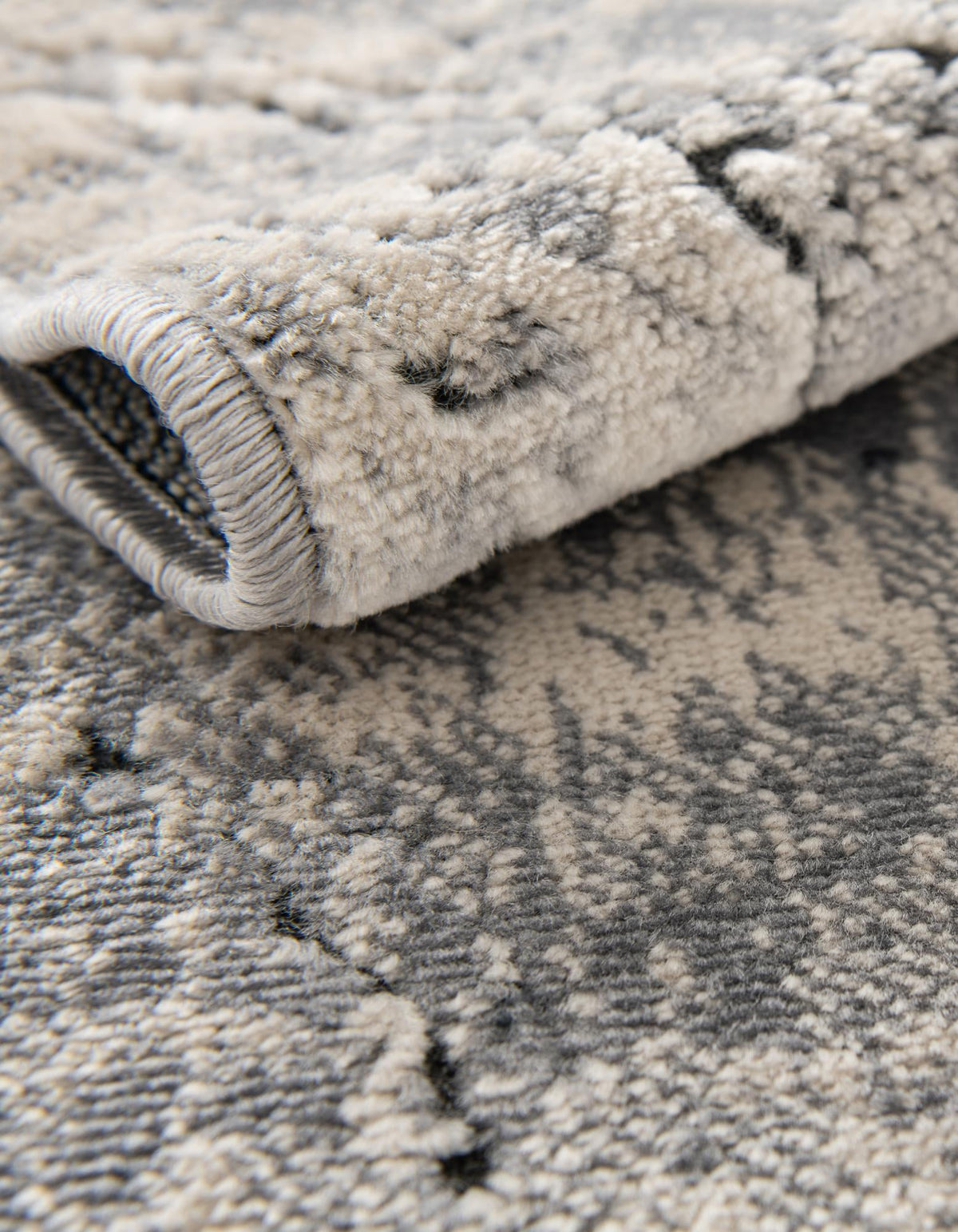 Coastal Manor Collection Area Rug -  Wavecrest Rectangle Gray  lifestyle 21