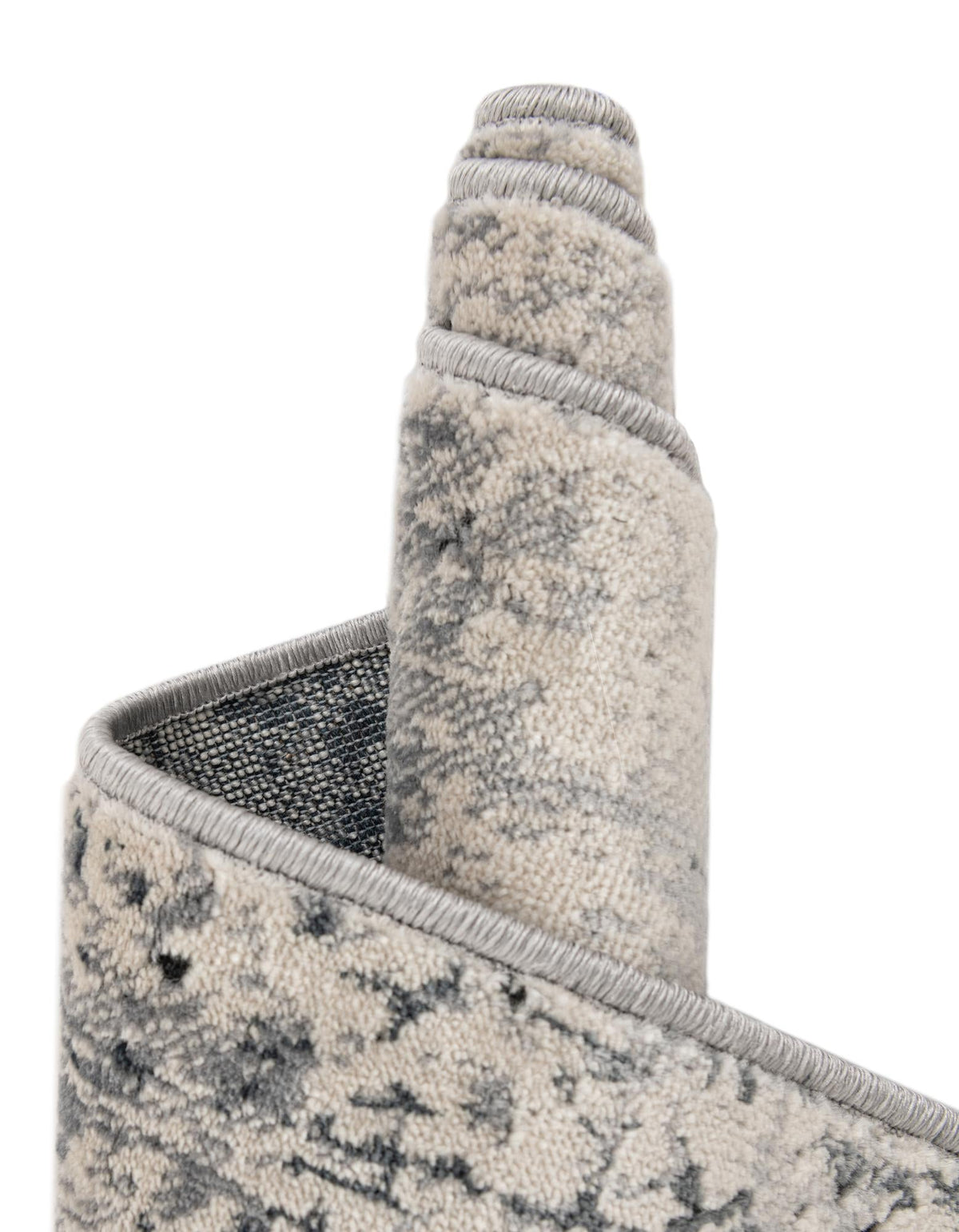 Coastal Manor Collection Area Rug -  Wavecrest Rectangle Gray  lifestyle 27