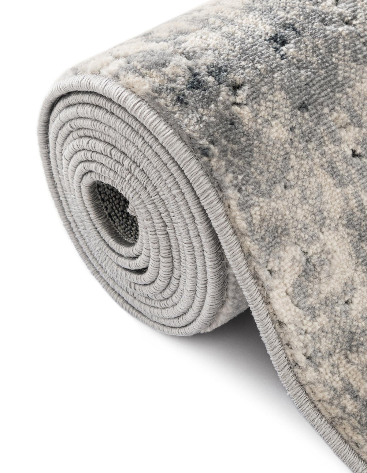 Coastal Manor Collection Area Rug -  Wavecrest Rectangle Gray  lifestyle 28