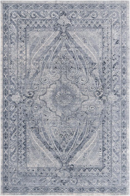 Coastal Manor Collection Area Rug -  Seagrove Rectangle Dark Blue Main
