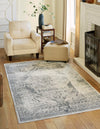 Coastal Manor Collection Area Rug -  Seagrove Rectangle Dark Blue  lifestyle 3