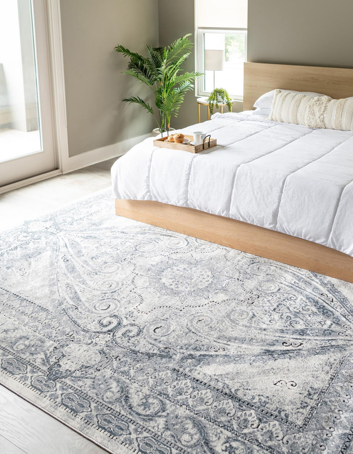 Coastal Manor Collection Area Rug -  Seagrove Rectangle Dark Blue  lifestyle 7