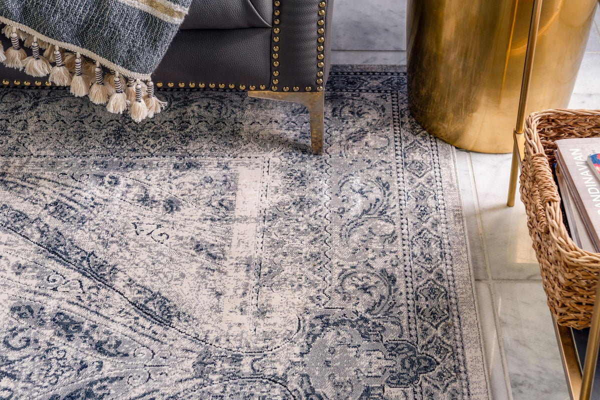 Coastal Manor Collection Area Rug -  Seagrove Rectangle Dark Blue  lifestyle 11