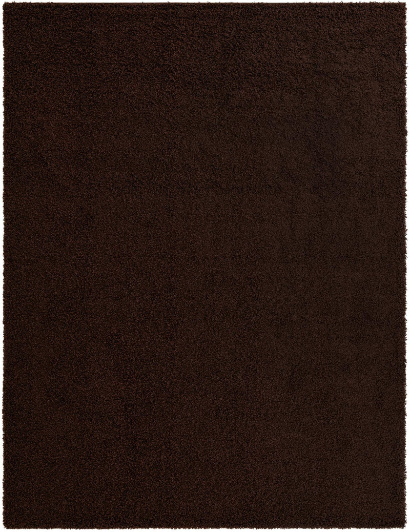 Plush Oasis Collection Area Rug - Serenity (Chocolate Brown) Rectangle Chocolate Brown  lifestyle 3