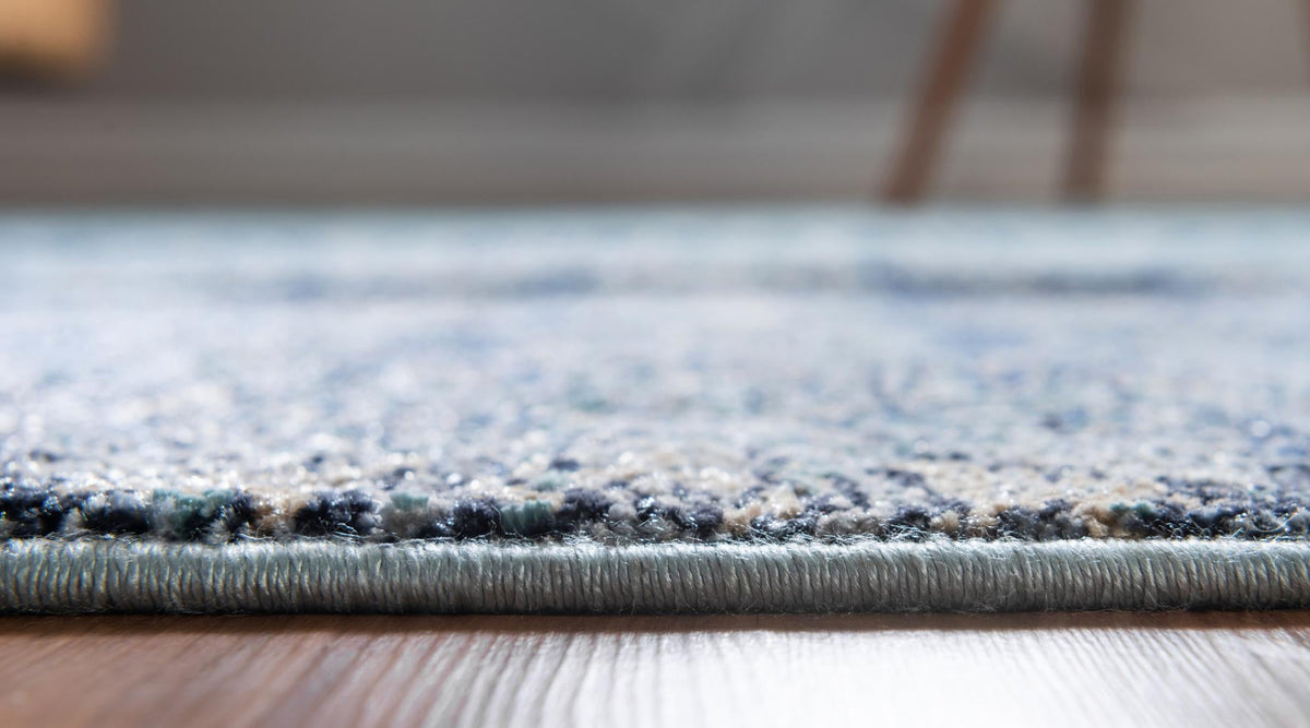 Charleston Elegance Collection Area Rug -  Magnolia Rectangle Teal  lifestyle 5