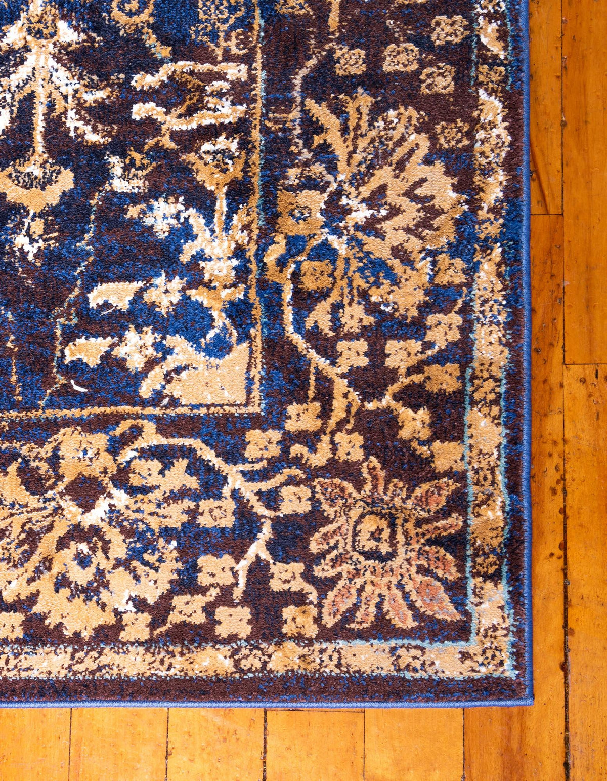 Charleston Elegance Collection Area Rug -  Bluffton Rectangle Dark Blue  lifestyle 9
