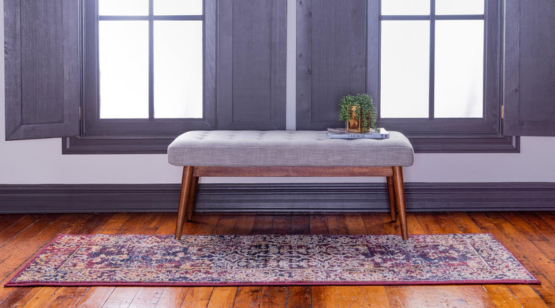Charleston Elegance Collection Area Rug -  Bluffton Runner Rust Red  lifestyle 29