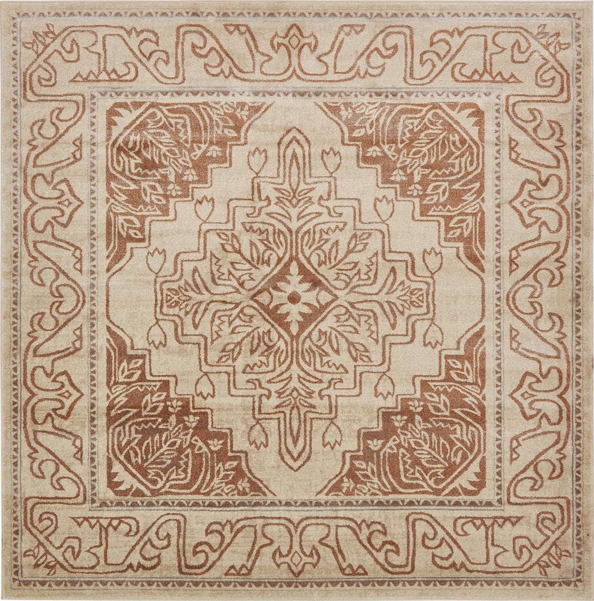 Serenade Oasis Collection Area Rug -  Utopia Square Beige  lifestyle 29