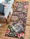 Marrakesh Elegance Collection Area Rug - Medina Runner Brown  lifestyle 16