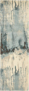 Marrakesh Elegance Collection Area Rug -  Berber Runner Light Blue  lifestyle 29