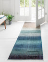 Marrakesh Elegance Collection Area Rug -  Agadir Runner Blue  lifestyle 29