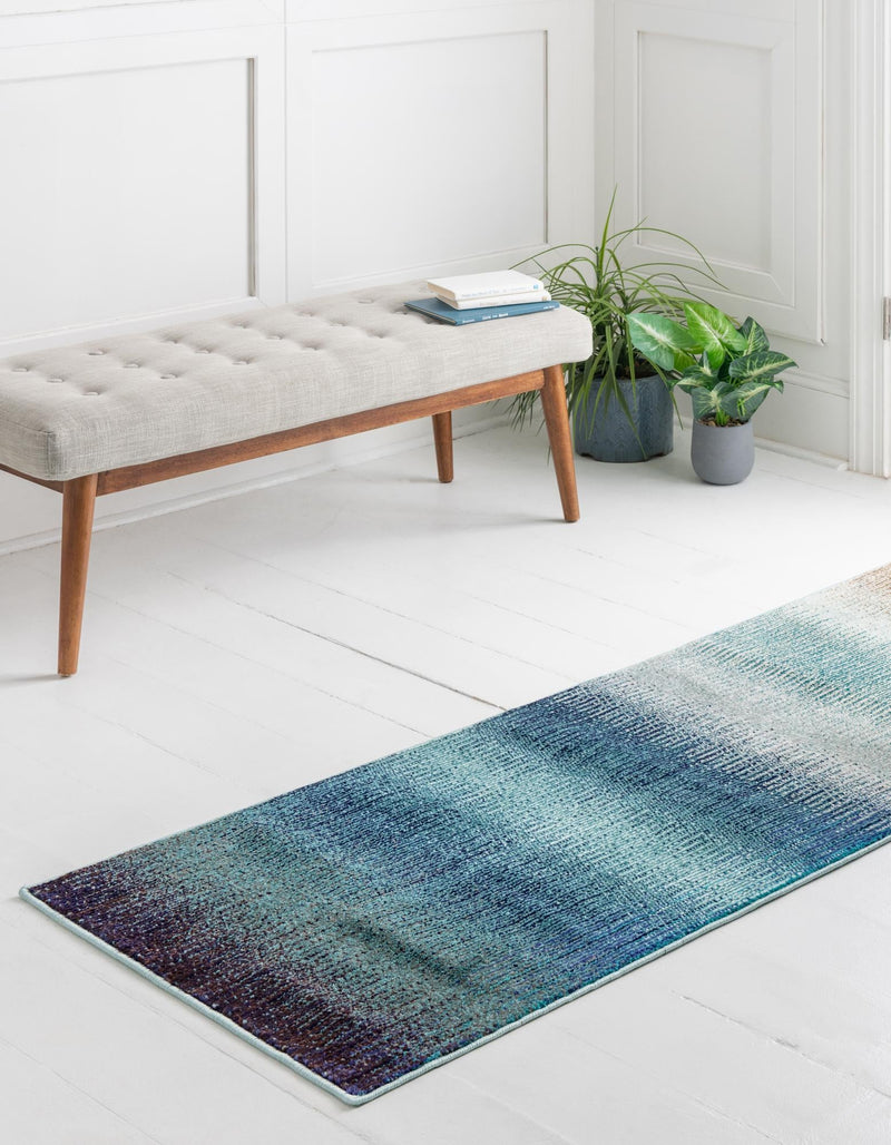 Marrakesh Elegance Collection Area Rug -  Agadir Runner Blue  lifestyle 32