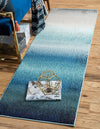 Marrakesh Elegance Collection Area Rug -  Agadir Runner Blue  lifestyle 35