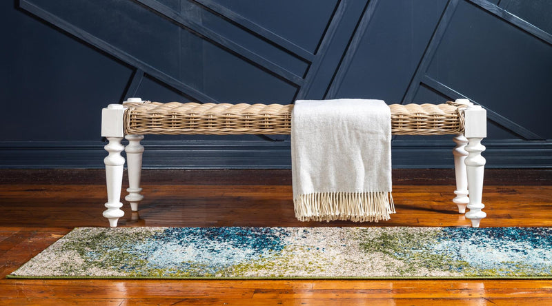 Marrakesh Elegance Collection Area Rug -  Boujad Runner Blue  lifestyle 43