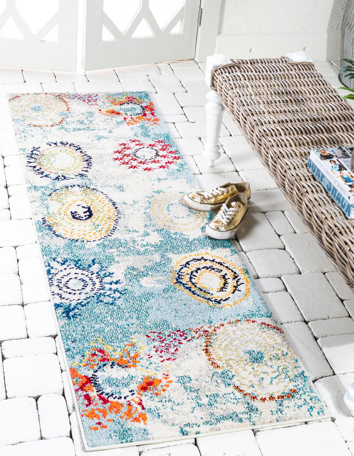 Marrakesh Elegance Collection Area Rug -  Goulmima Runner Beige  lifestyle 29