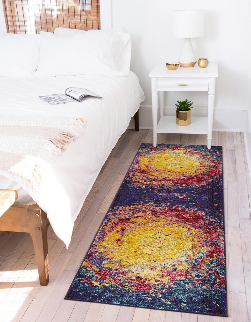 Marrakesh Elegance Collection Area Rug -  Akka Runner Multi  lifestyle 59