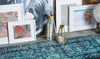 Chateau Elegance Collection Area Rug -  Louvre Runner Blue  lifestyle 67