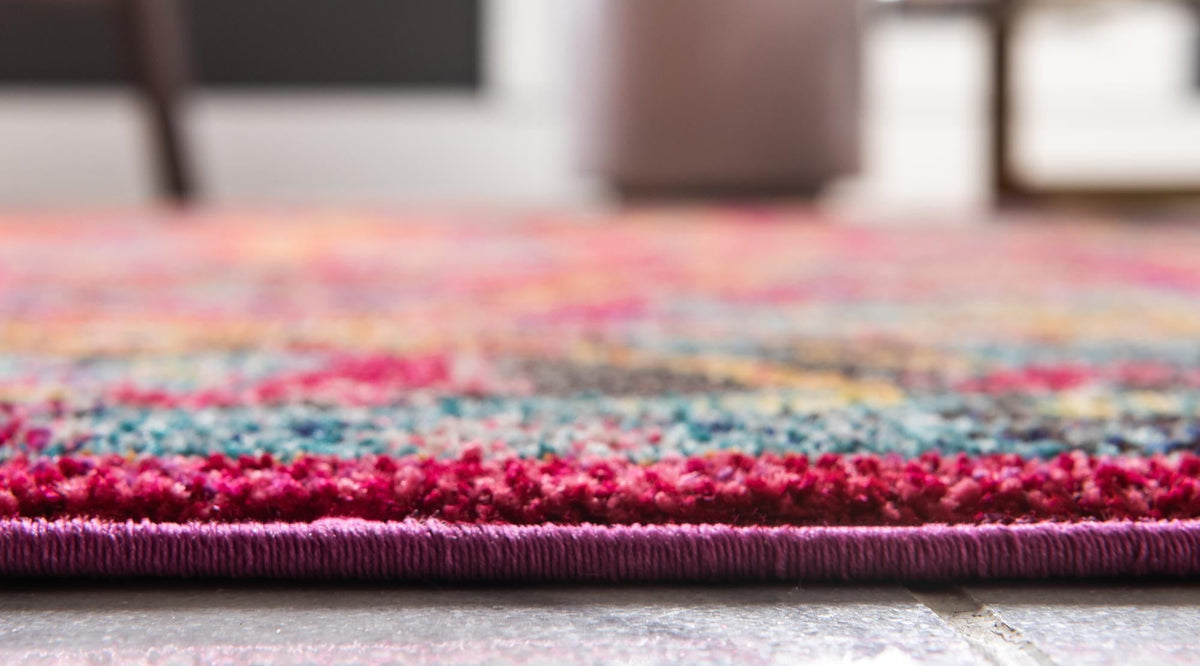 Chateau Elegance Collection Area Rug -  Giverny Runner Pink  lifestyle 23