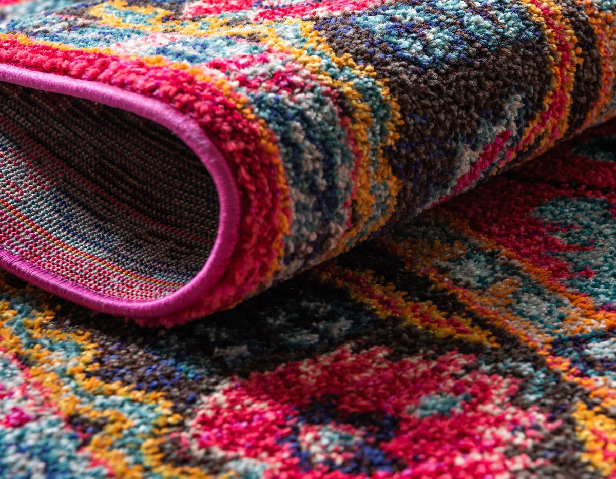 Chateau Elegance Collection Area Rug -  Giverny Runner Pink  lifestyle 28