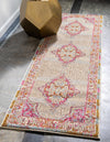 Chateau Elegance Collection Area Rug -  Provence Runner Light Blue  lifestyle 20