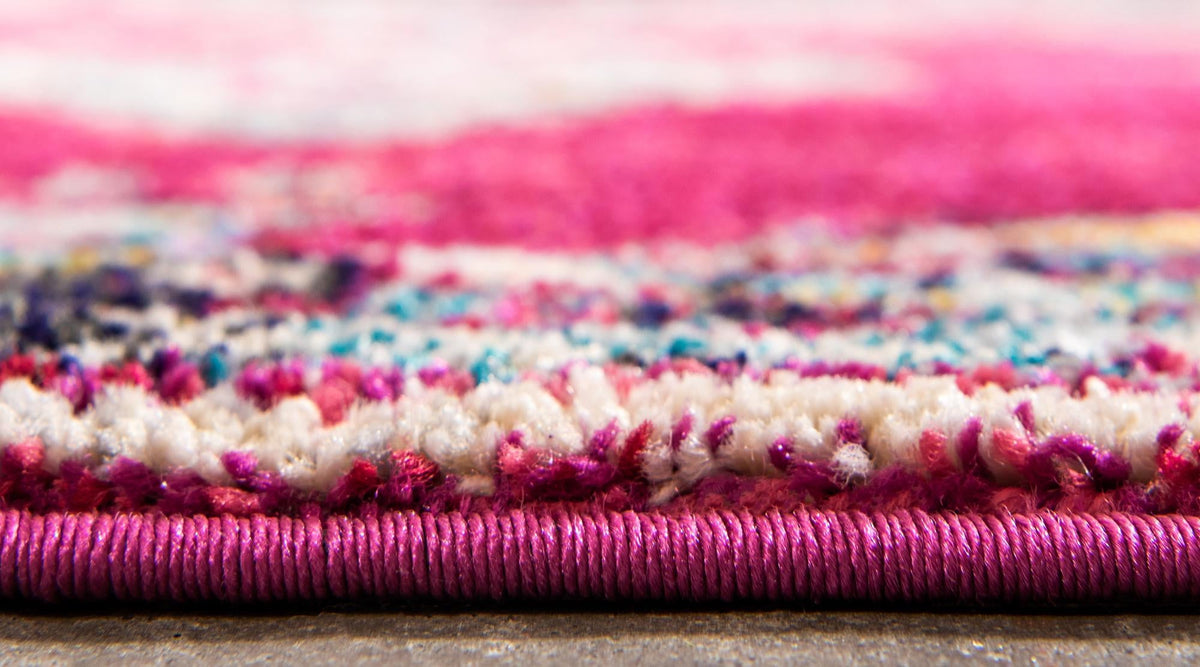 Chateau Elegance Collection Area Rug -  Riviera Rectangle Pink  lifestyle 13