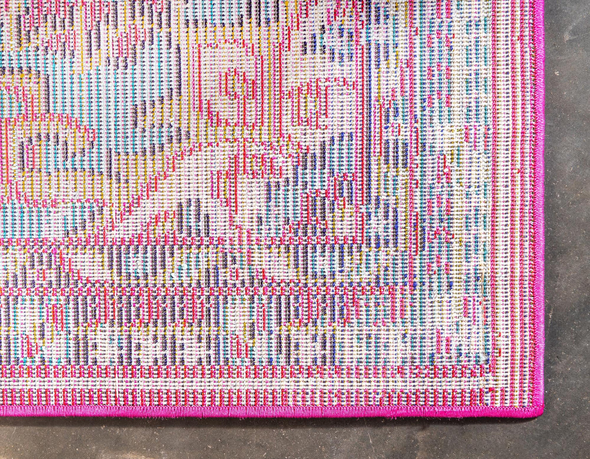 Chateau Elegance Collection Area Rug -  Riviera Rectangle Pink  lifestyle 23