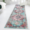 Chateau Elegance Collection Area Rug -  Riviera Runner Light Blue  lifestyle 81